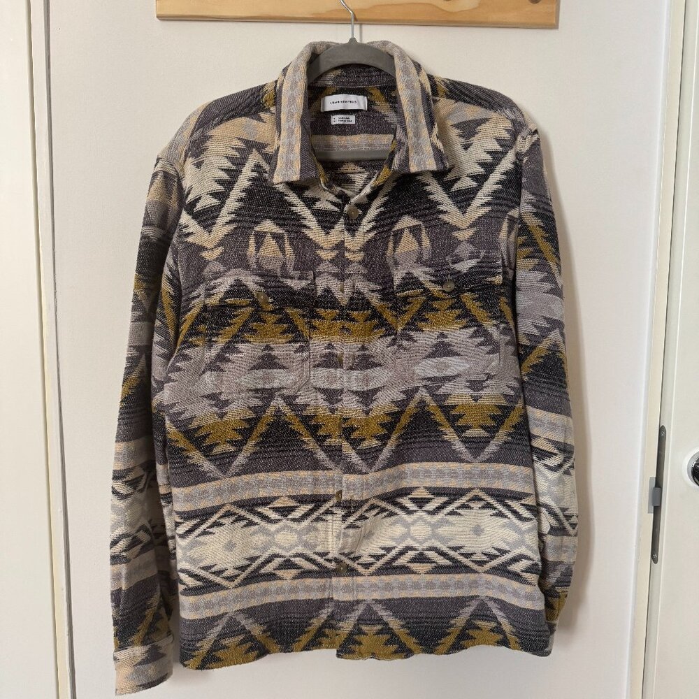 Urban Outfitters Print Shirt Jacket
